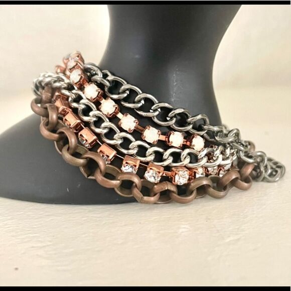Multi strand chain bracelet - Picture 4 of 7